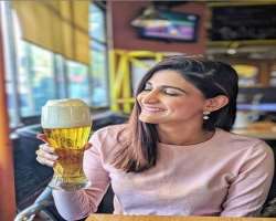 Aahana Kumra consuming alcohol